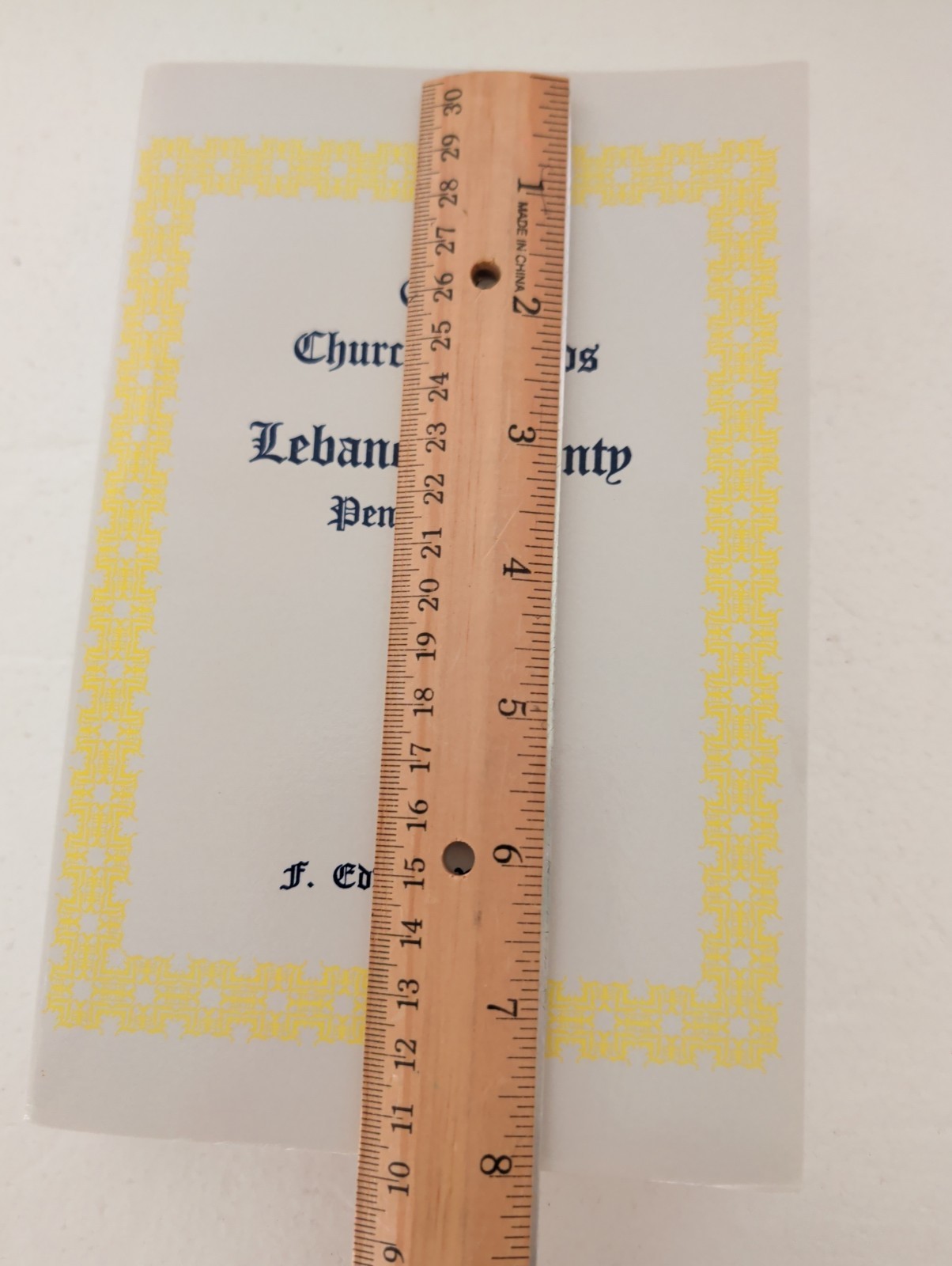 Early Church Records Of Lebanon County PA F. Edward Wright Paperback