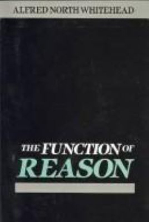 Function of Reason Paperback Alfred North Whitehead