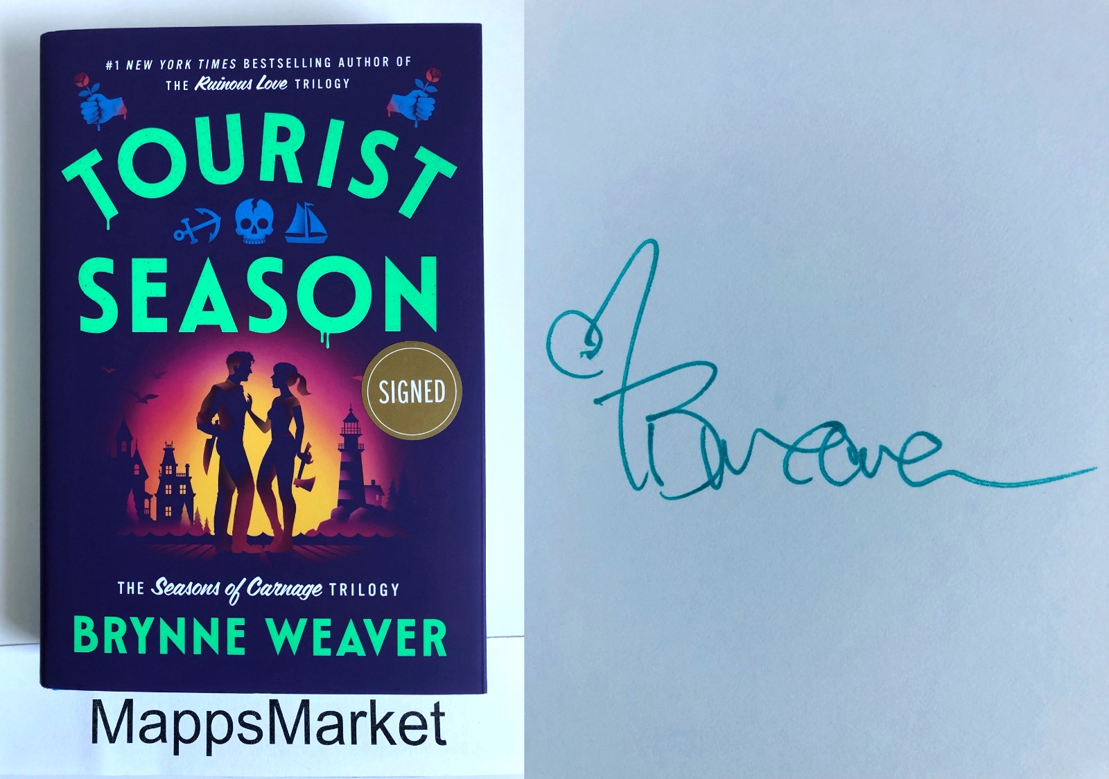 SIGNED Tourist Season by Brynne Weaver 1st Edition/1st Printing (2025,Hardcover)