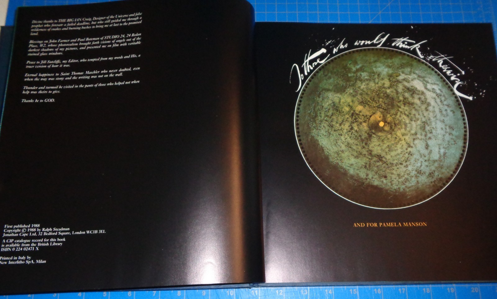 THE BIG I AM by Ralph Steadman – Jonathan Cape Hardcover