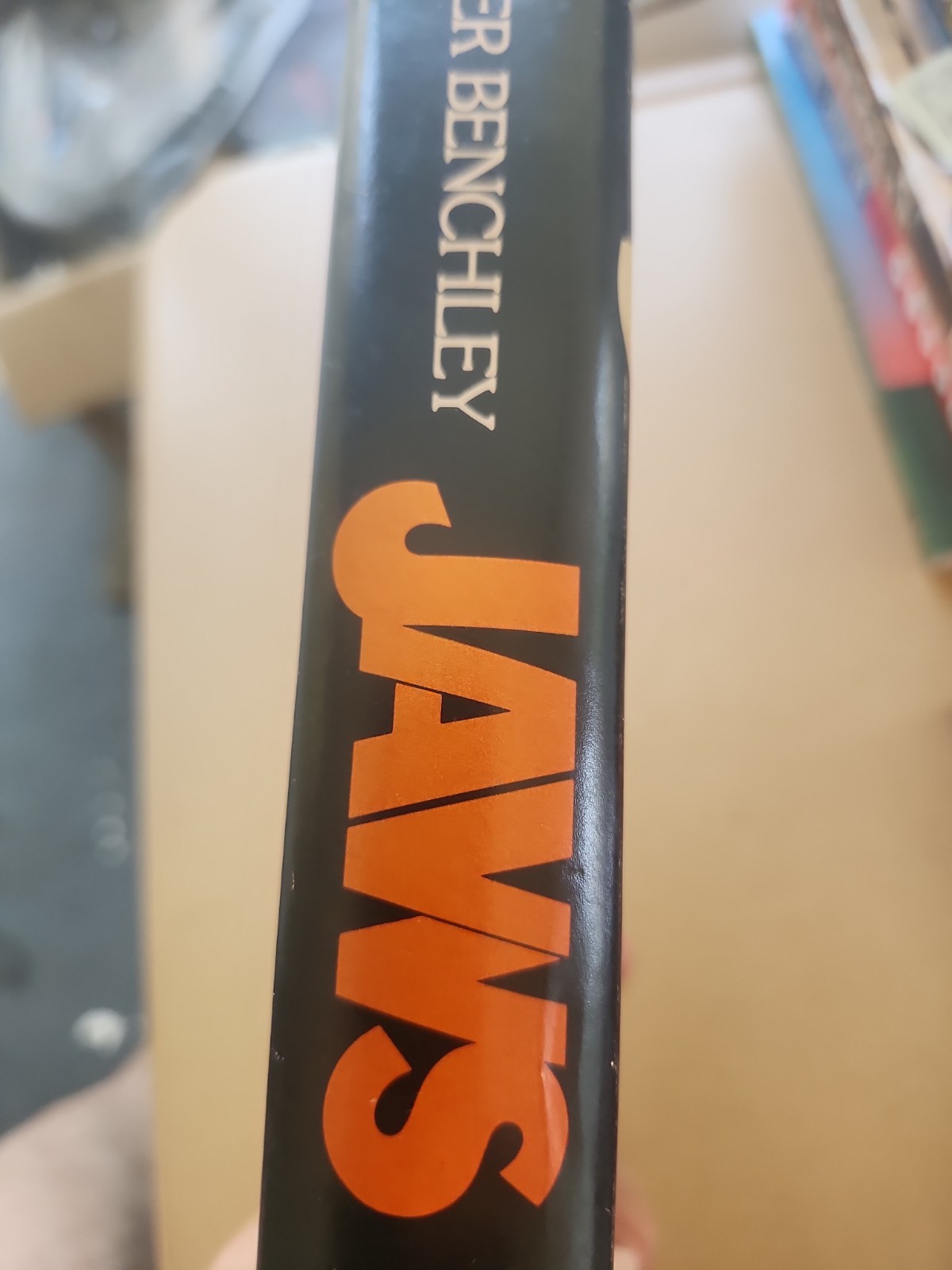 Jaws A Novel by Peter Benchley Hard Cover BcFirst Edition 1974