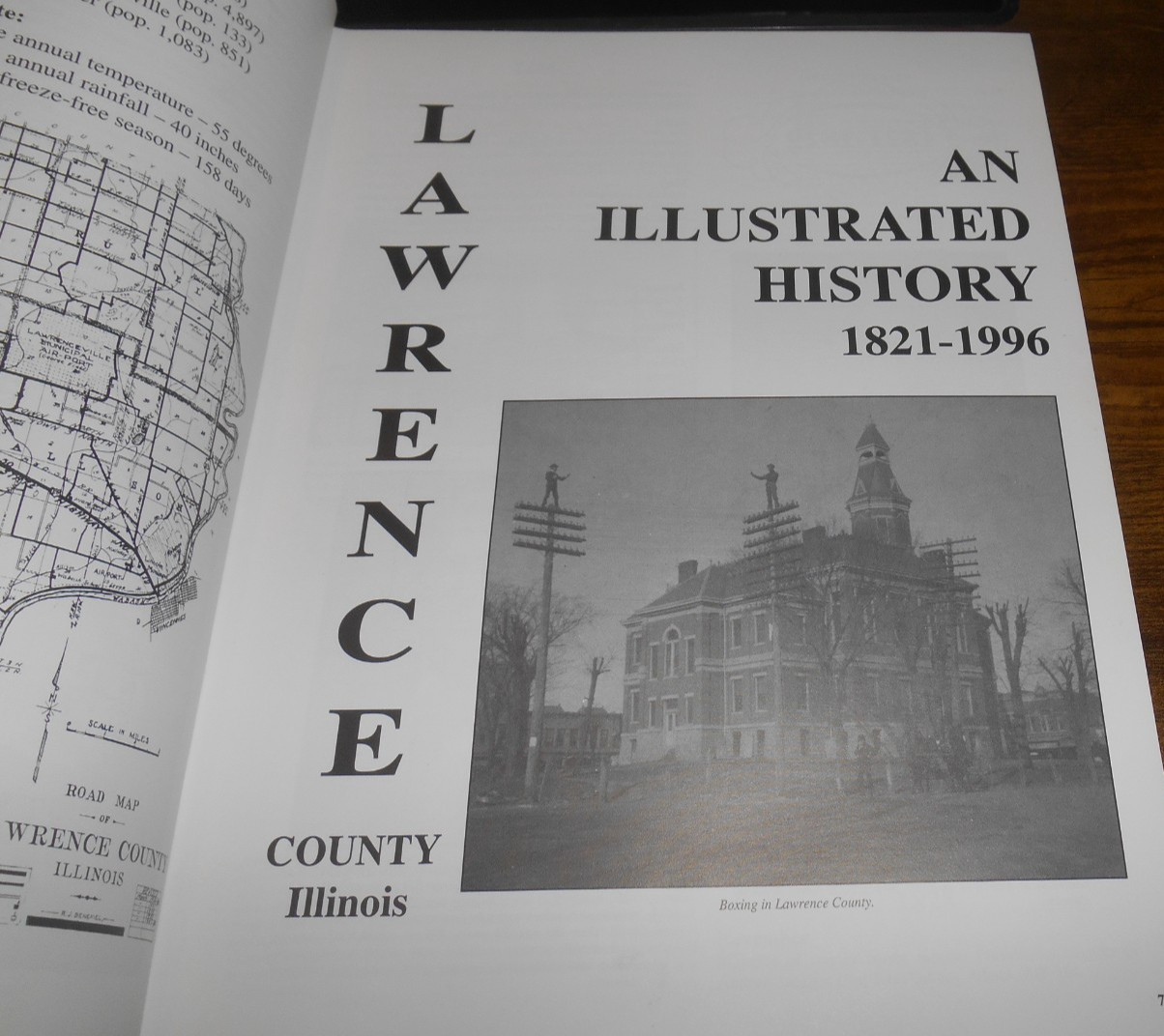 1995 Lawrence County, Illinois Commemorative Ed. 175 Anniversary #452 of 1000