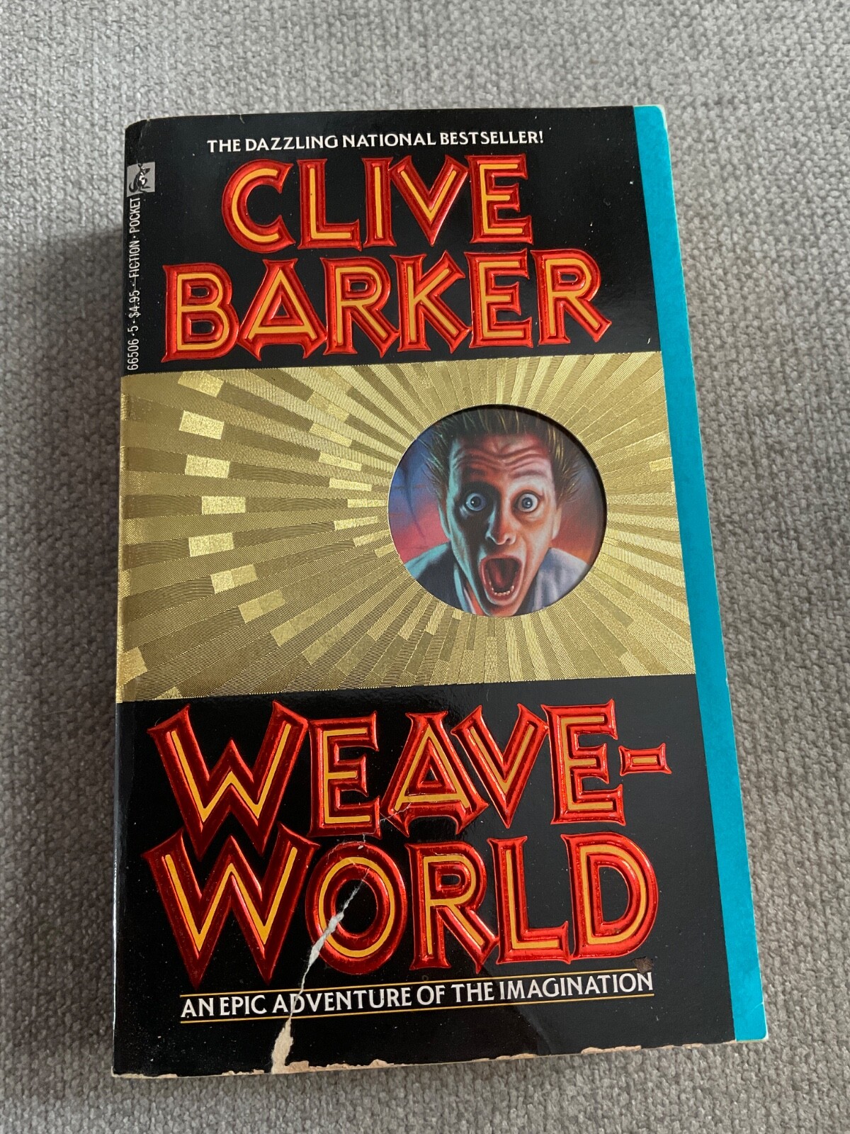 Weaveworld by Clive Barker (Pocket Books, 1988)PB 1St Ed. 1ST Print Vtg See Pics