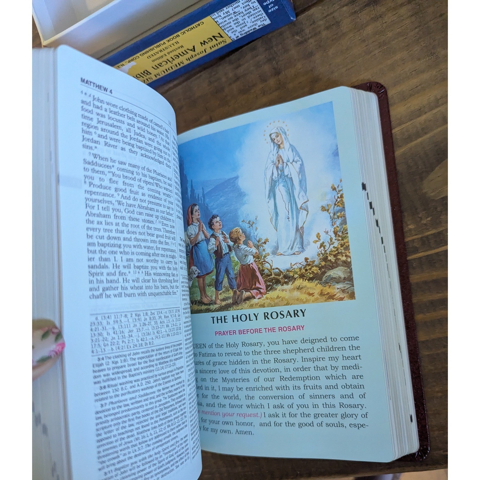 New American Bible Saint Joseph Edition Catholic Book Illustrated 609/13R Medium