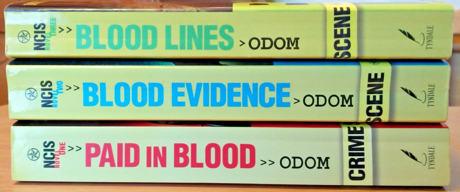 NCIS Crime Scene Complete Series by Mel Odom, 3 Trade Paperback Books