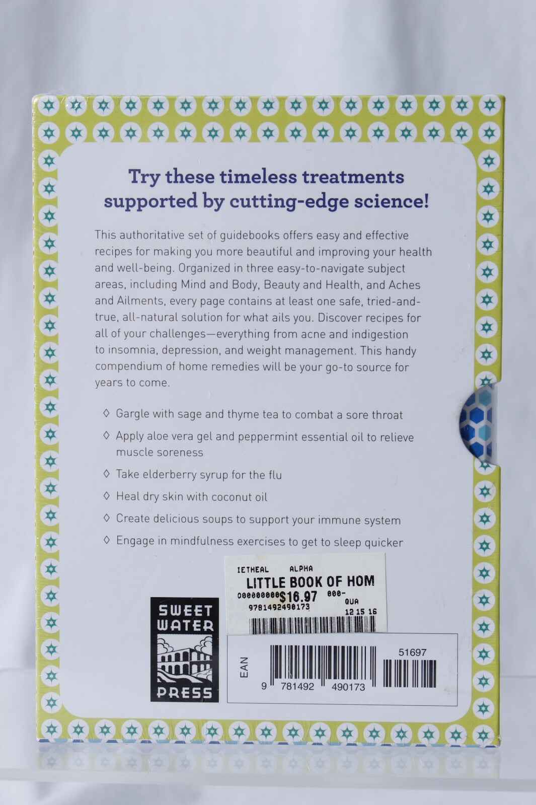 The Little Book Of Home Remedies Sweet Water Press – 3 Book Box Set