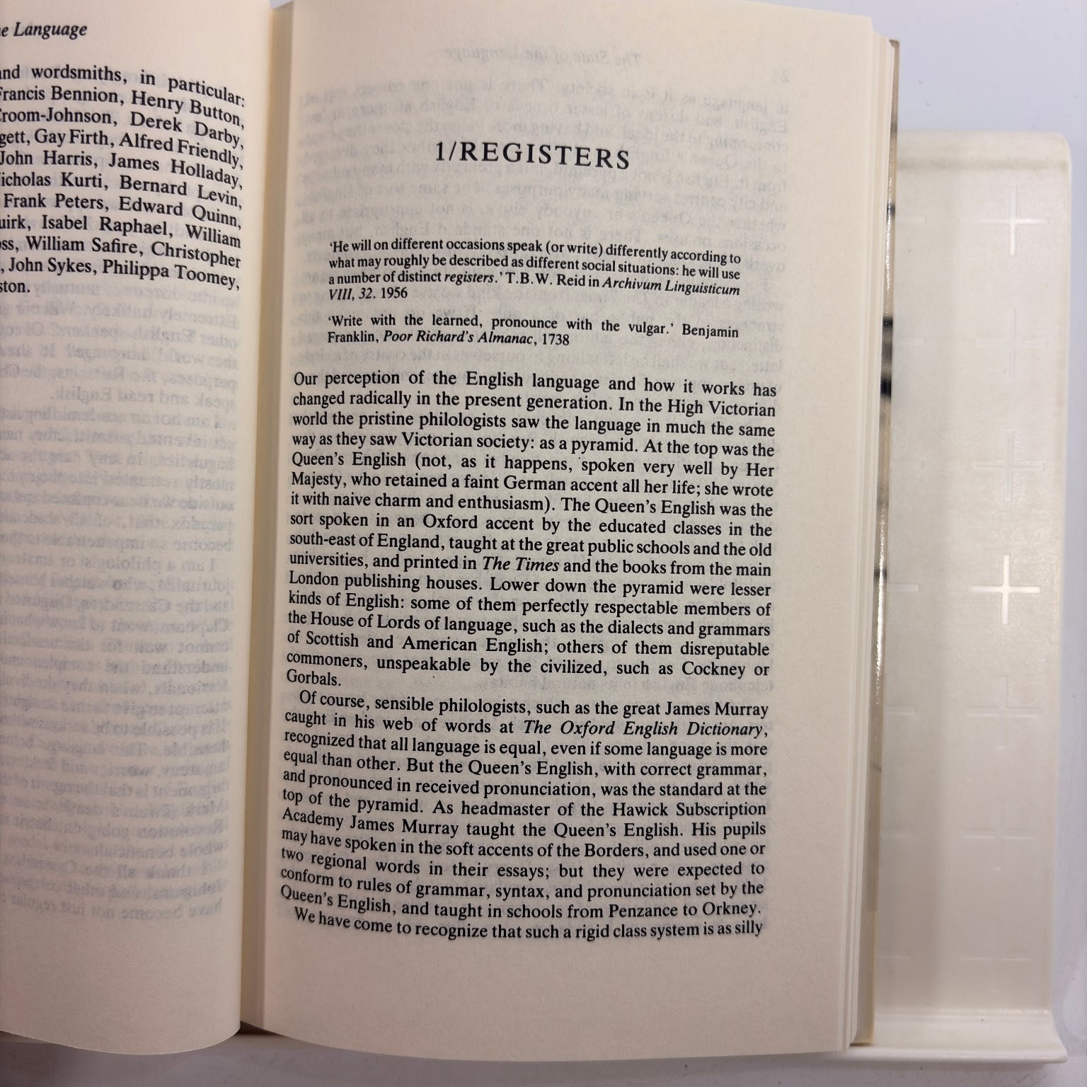 The State of the Language Philip Howard 1985 Hardcover HCDJ Oxford Press