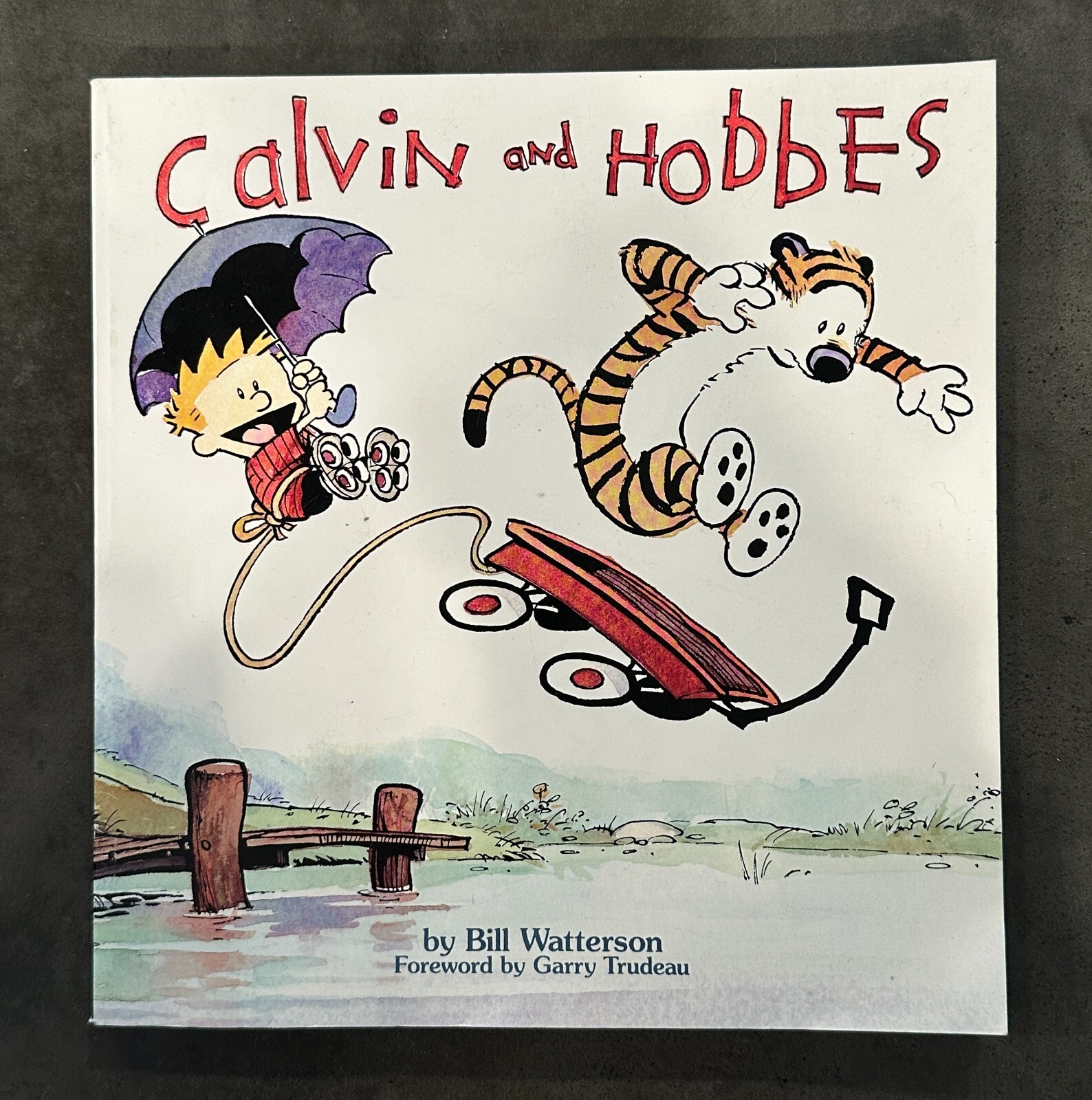 Vintage Calvin and Hobbes by Bill Watterson – 1987 – Paperback Book 127 Pages