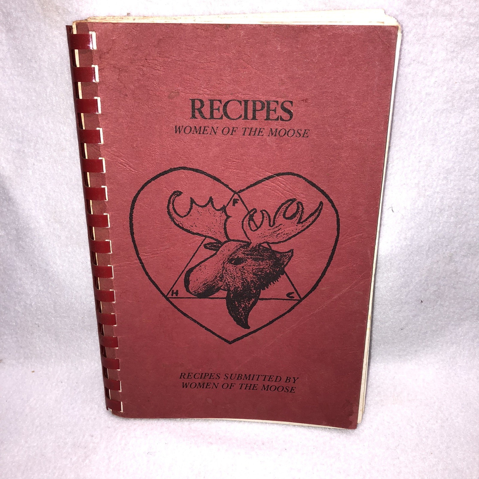 RECIPES Women of the Moose Chapter 557 EAU CLAIRE Wisconsin Vtg 1982 Cookbook