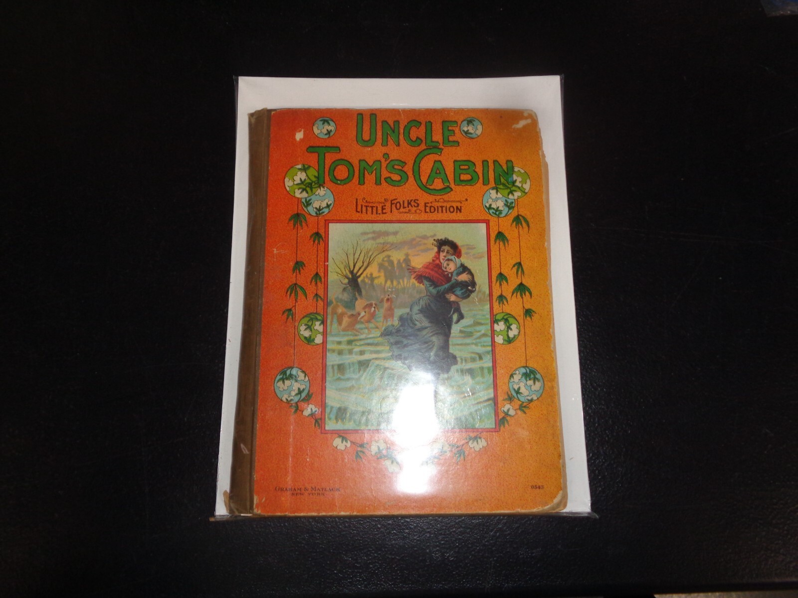 Vintage c1910s Uncle Tom’s Cabin Childrens Book Hardcover Little Folks Edition