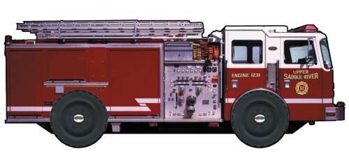 Fire Truck (Wheelie Books) – Board book By DK – VERY GOOD
