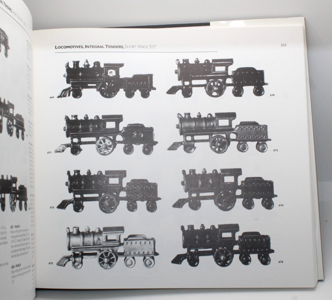 Cast Iron Floor Trains HC Book by Rick Ralston Encyclopedia Guide First Edition