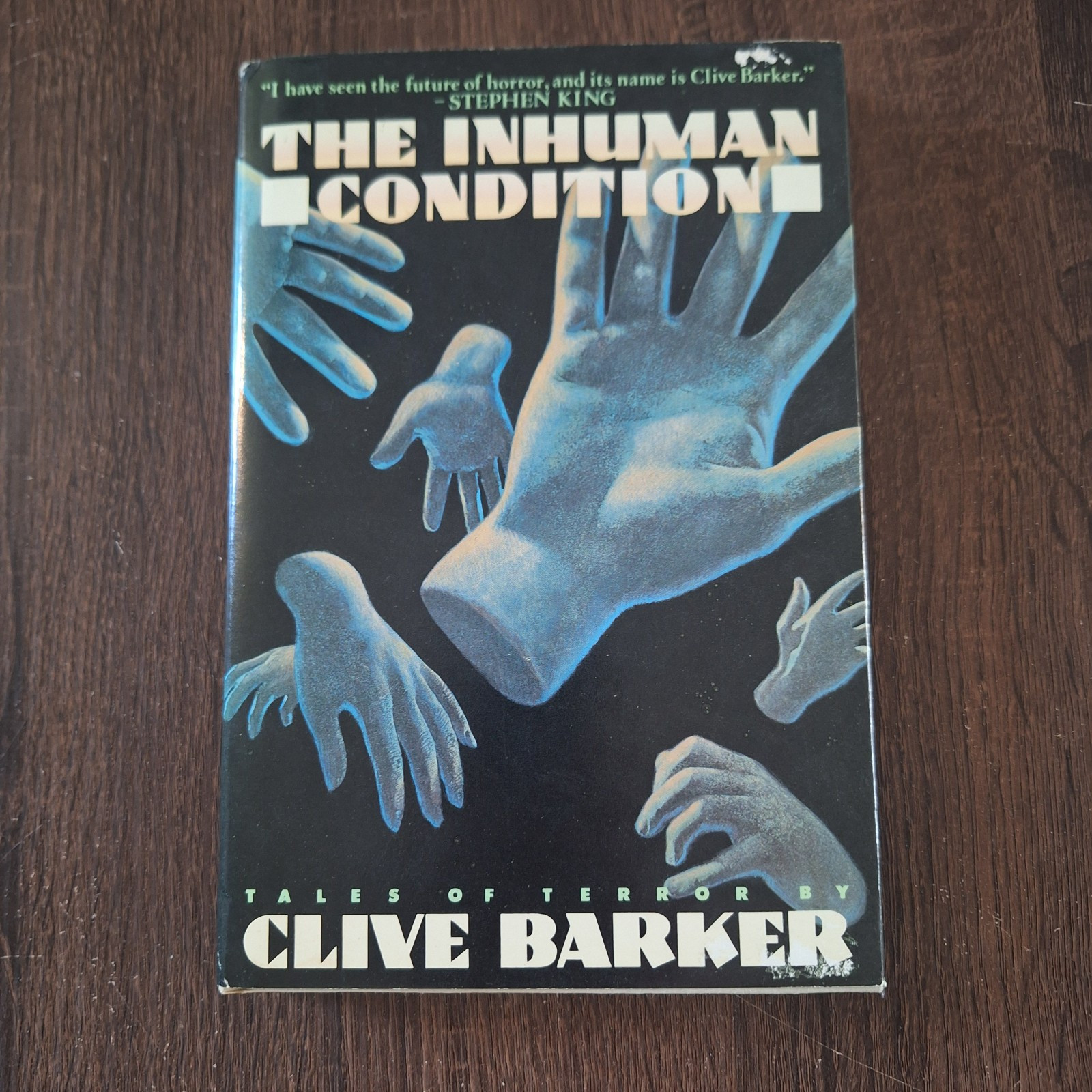 The Inhuman Condition Hardcover Clive Barker (1986) Book Club Edition Tub12