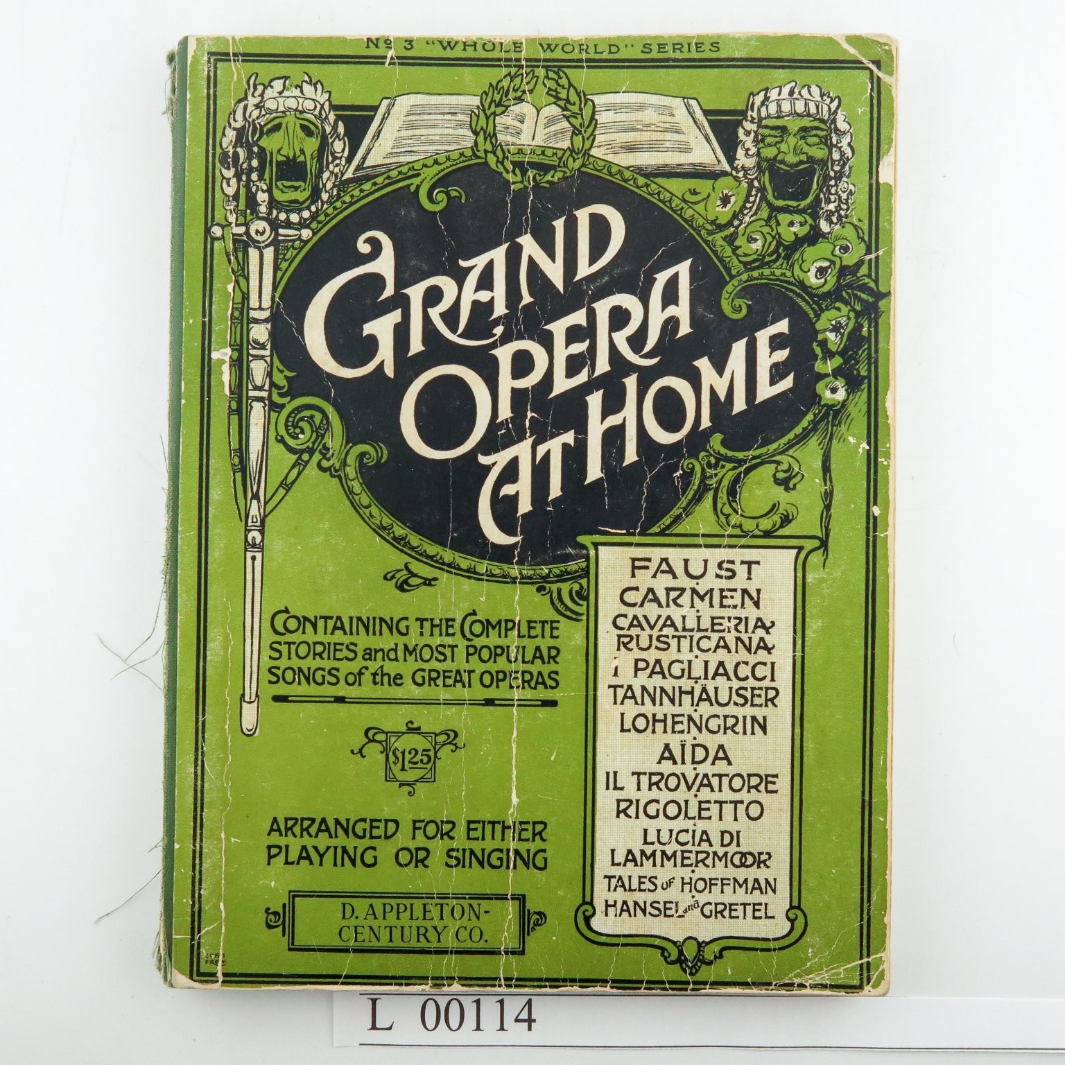 Grand Opera at Home Albert E. Wier 1927 Revised Edition Opera Music
