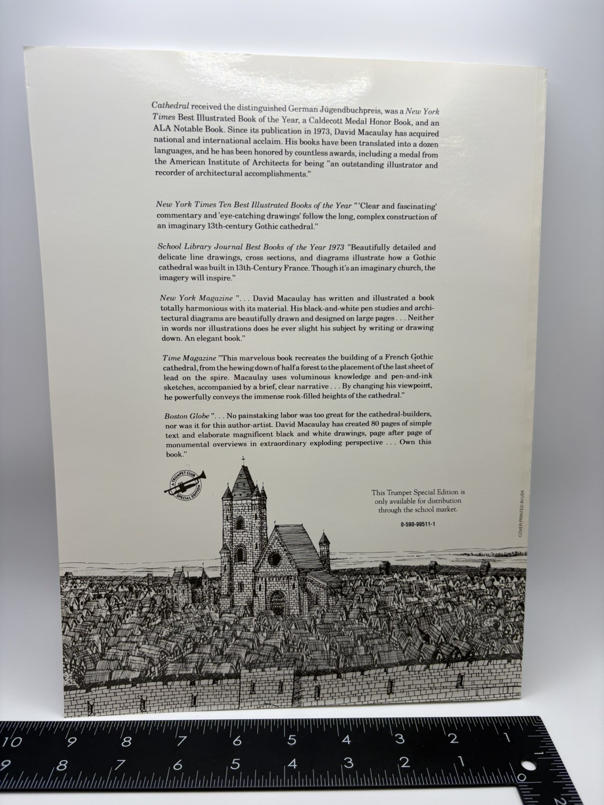 Pyramid, Castle, & Cathedral soft cover book lot from David Macaulay