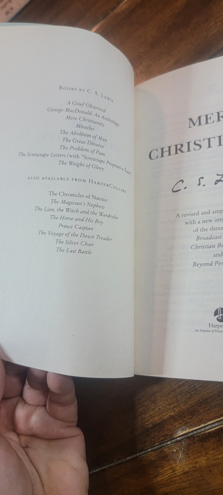 Mere Christianity by C. S. Lewis Harper One paperback Very Good