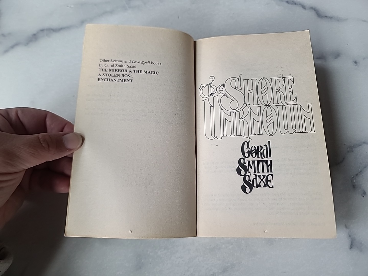 The Shore Unknown By Coral Smith Saxe Paperback