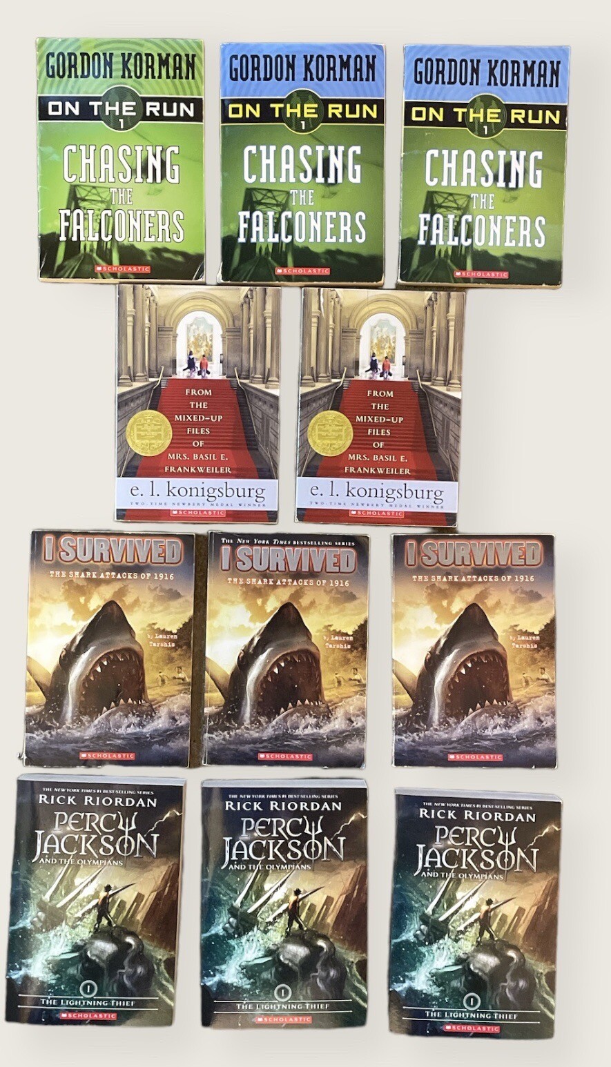 Classroom 11 Book Lot 4 Titles 2 – 3 Copies Each Book Ages 8-12 Partner Reading