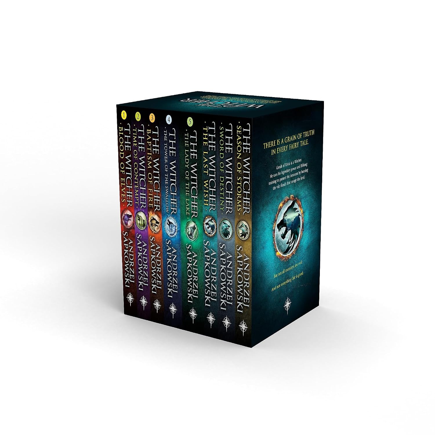 The Witcher Complete Series By Andrzej Sapkowski 8 Books Box Set Collection