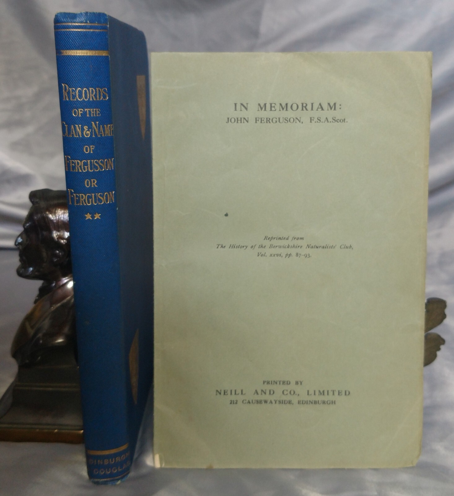 Records of the Clan Name of Fergusson Ferguson and Fergus 1899 John Ferguson