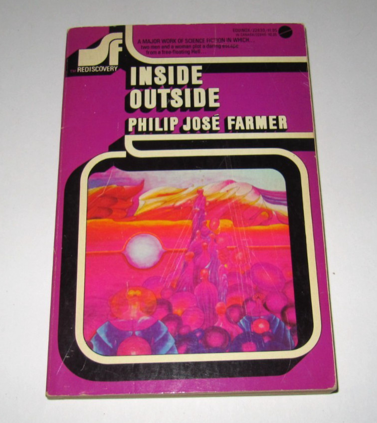 Inside Outside by Philip Jose Farmer TPB 1975 SF Rediscovery Avon Equinox