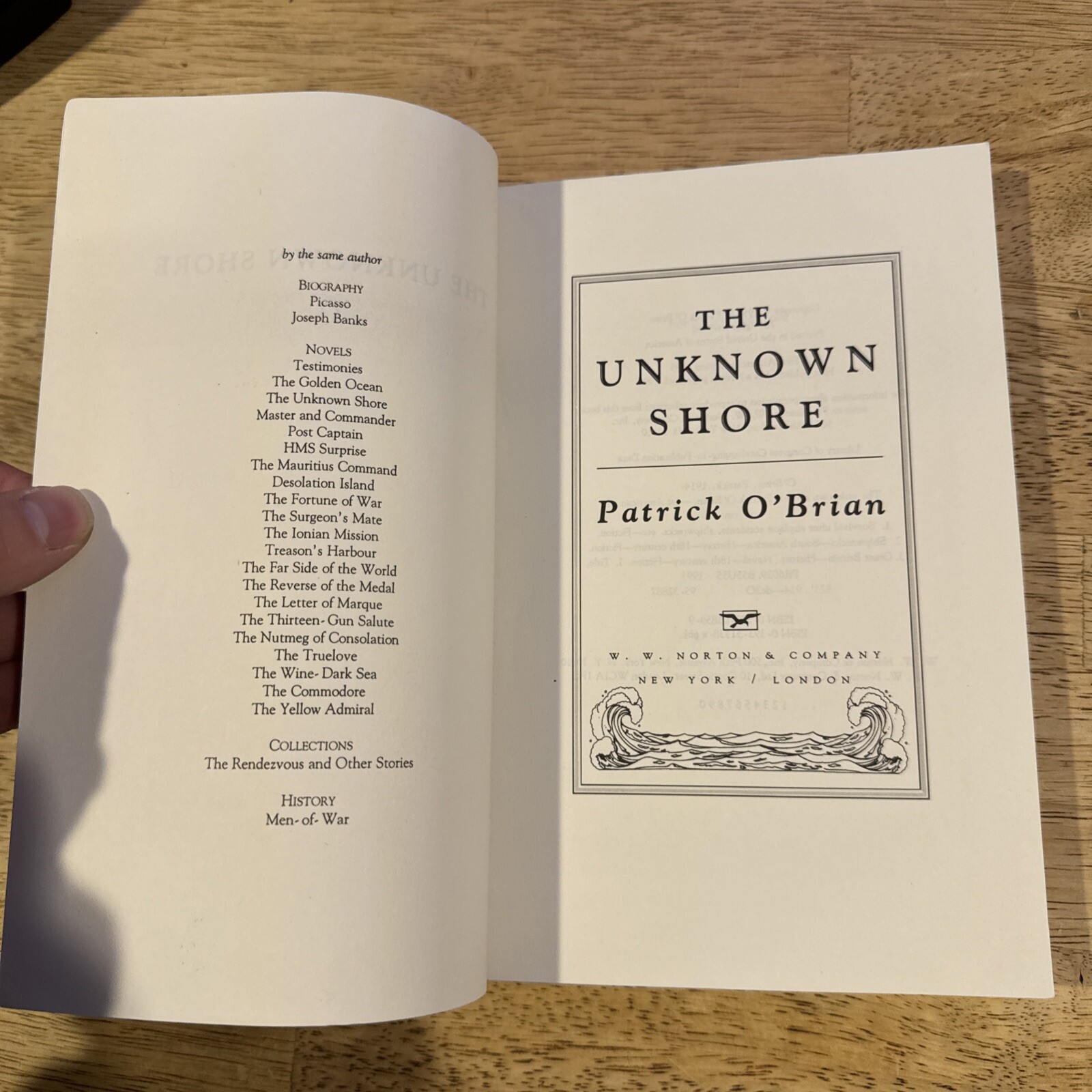 Unknown Shore by Patrick Obrian 1995 Trade Paperback