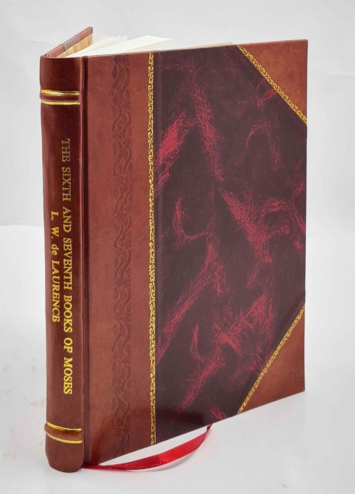 The sixth and seventh books of Moses The wonderful magical 1910 [Leather Bound]