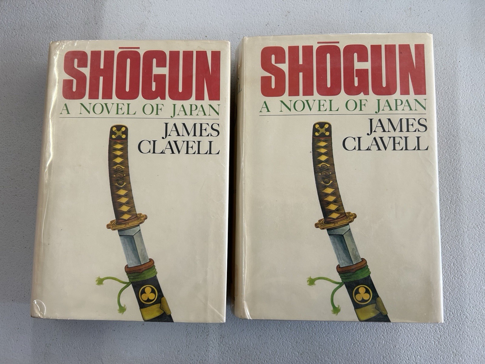 SHOGUN Volumes 1 & 2 A Novel Of Japan James Clavell Set 1975