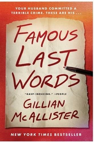 Famous Last Words by Gillian McAllister: New