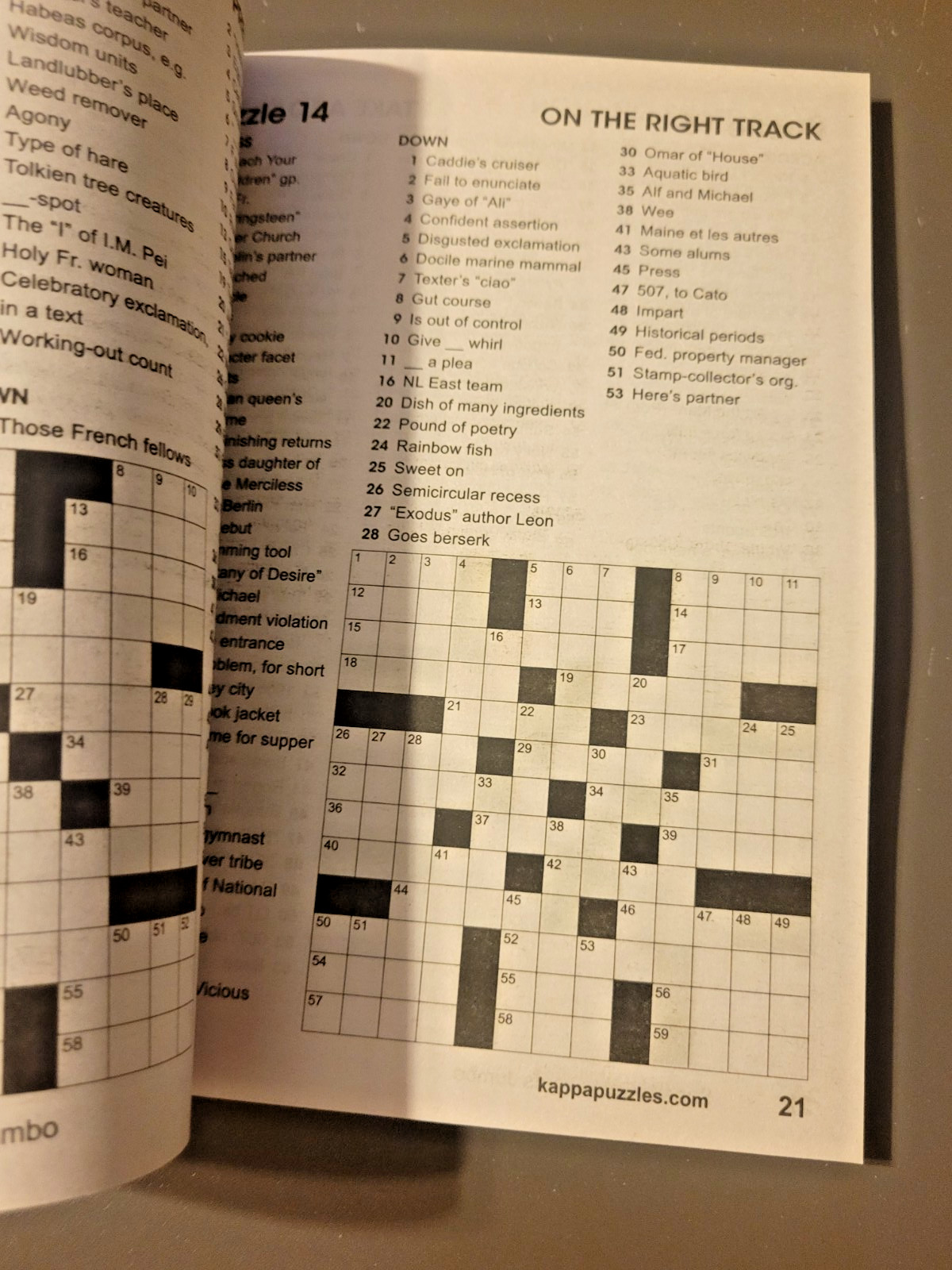 Superb Crosswords Jumbo – by Kappa – Volume 257 – 124 All-Themed Puzzles!