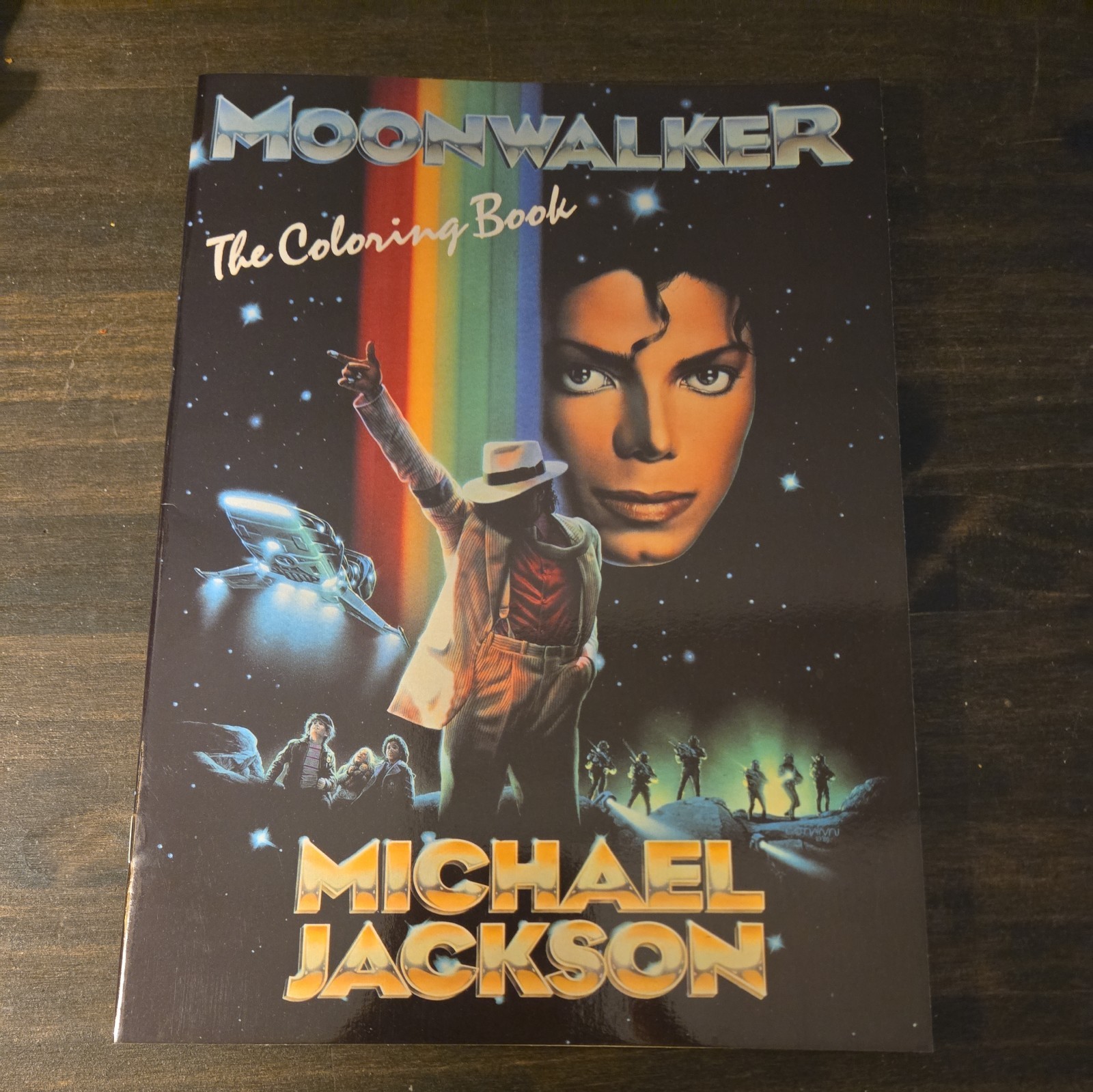 First Edition Michael Jackson (NOS) Moonwalker 1988 Coloring Book Brand New Gift
