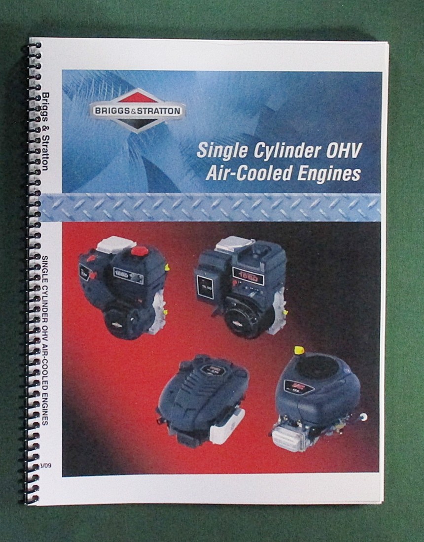 Briggs Stratton Single Cylinder OHV Air-Cooled Engine Service Manual 276781