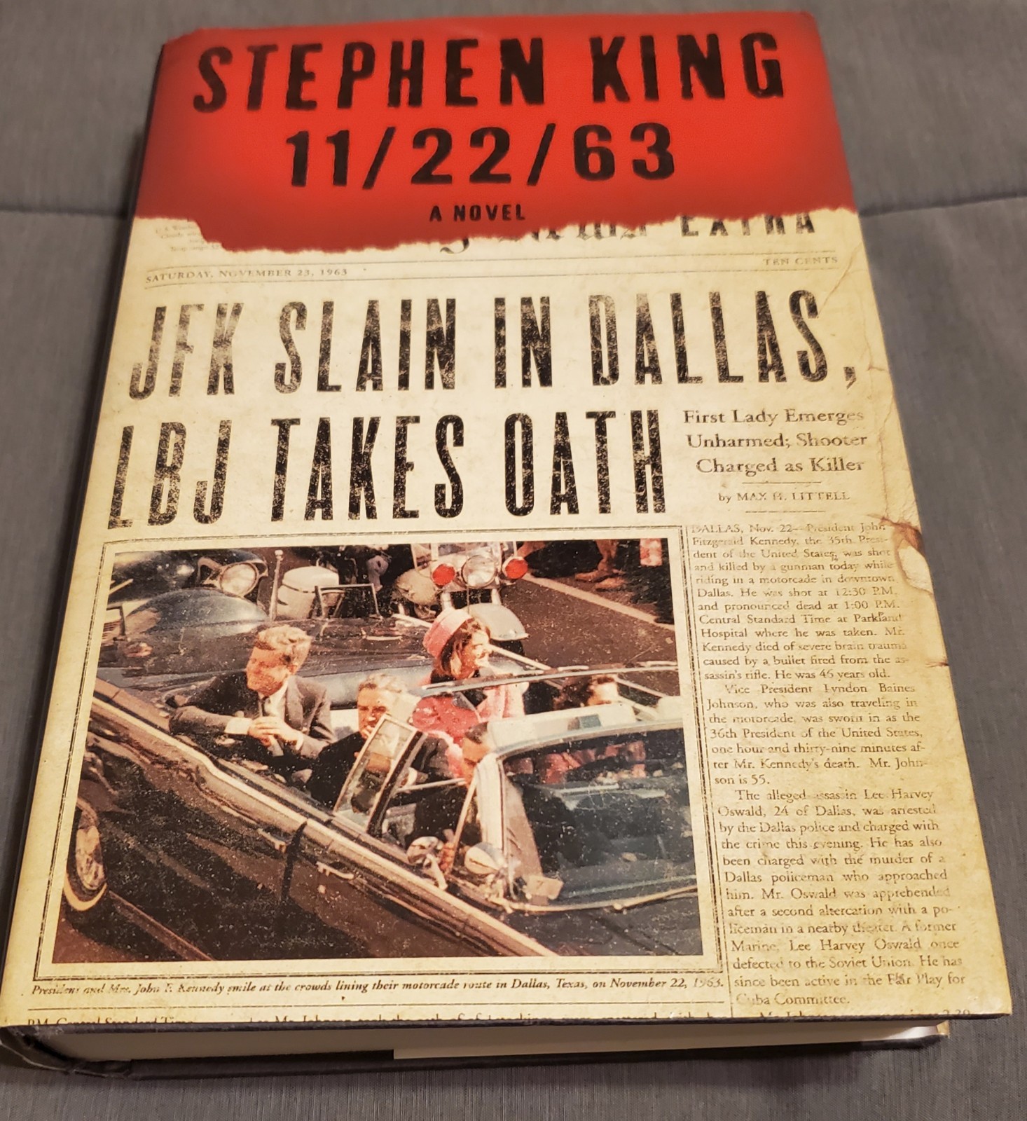 11/22/63: A Novel by Stephen King (English) Hardcover Book (2011 Scribner)