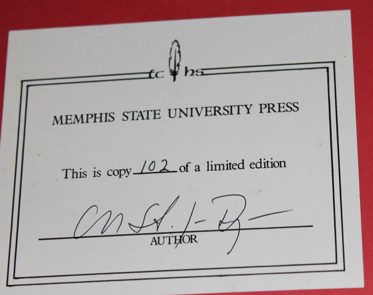 Limited Edition (#102) SIGNED by the author McMINN COUNTY Tennessee 1984