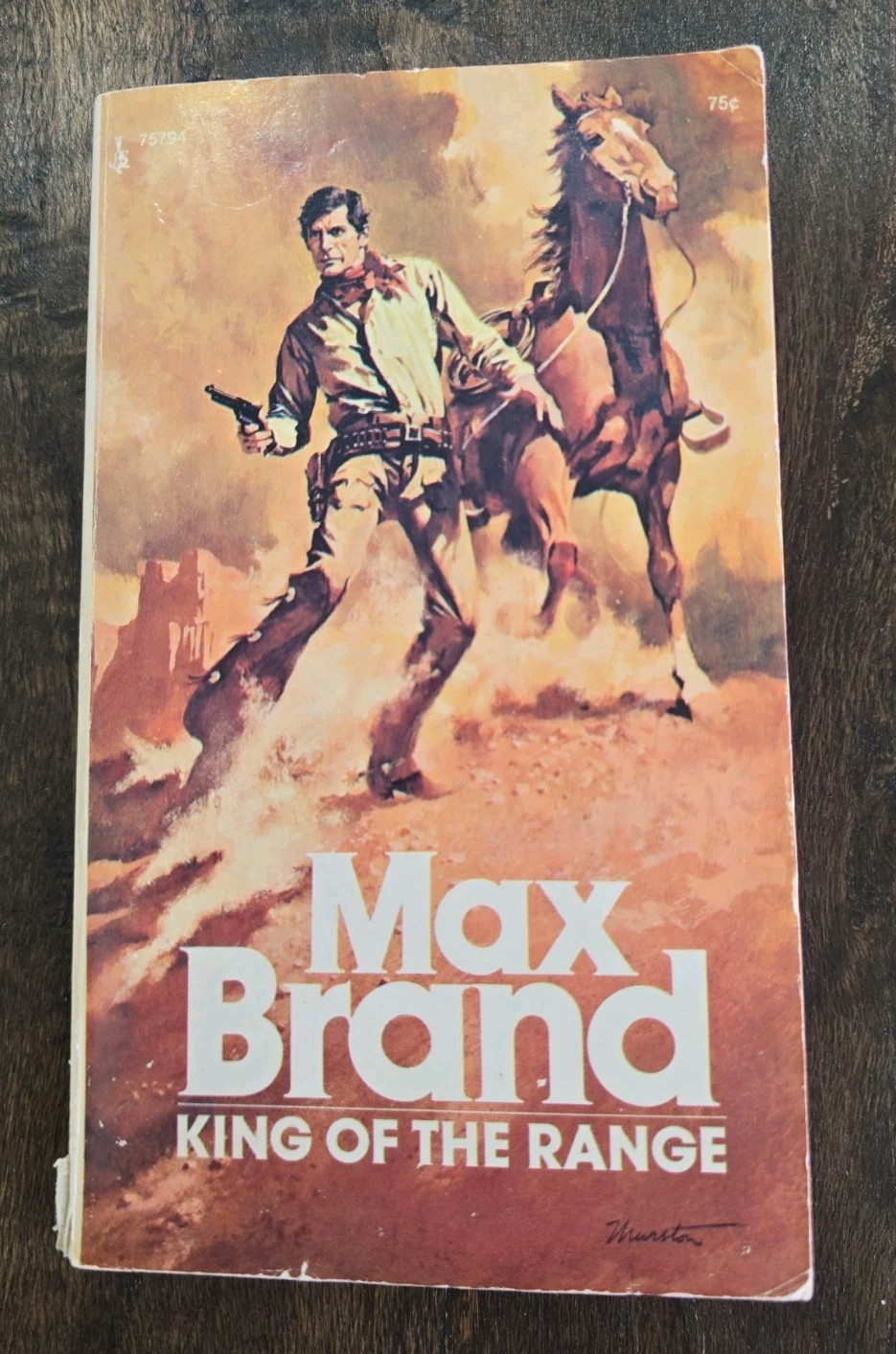 King Of The Range – Max Brand (1974, Paperback) w/ Mailer & Kent Smoking Advert