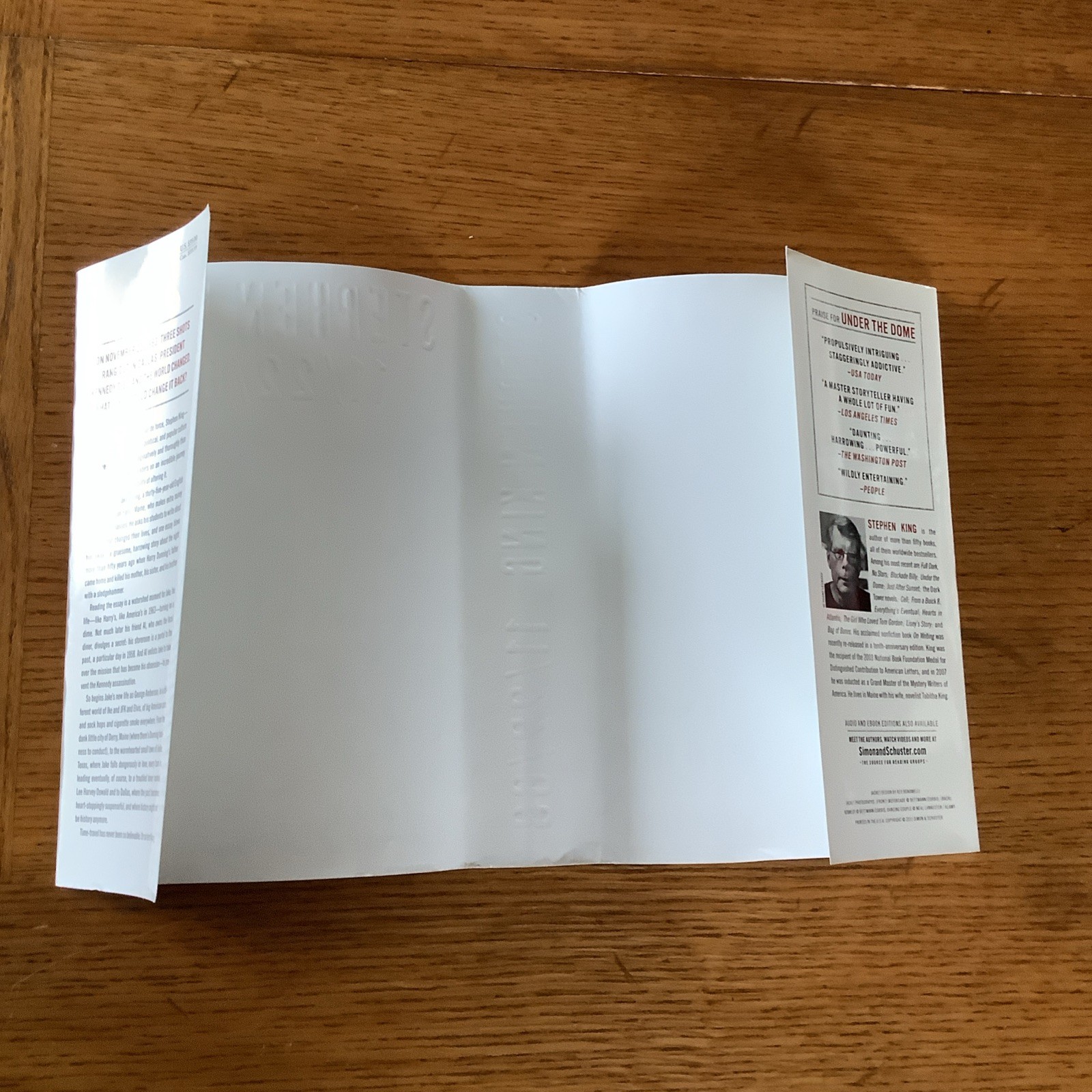 11/22/63 – STEPHEN KING (2011, Scribner) First Edition / First Printing HCDJ