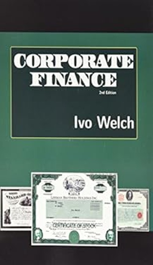 Corporate Finance Ivo Welch