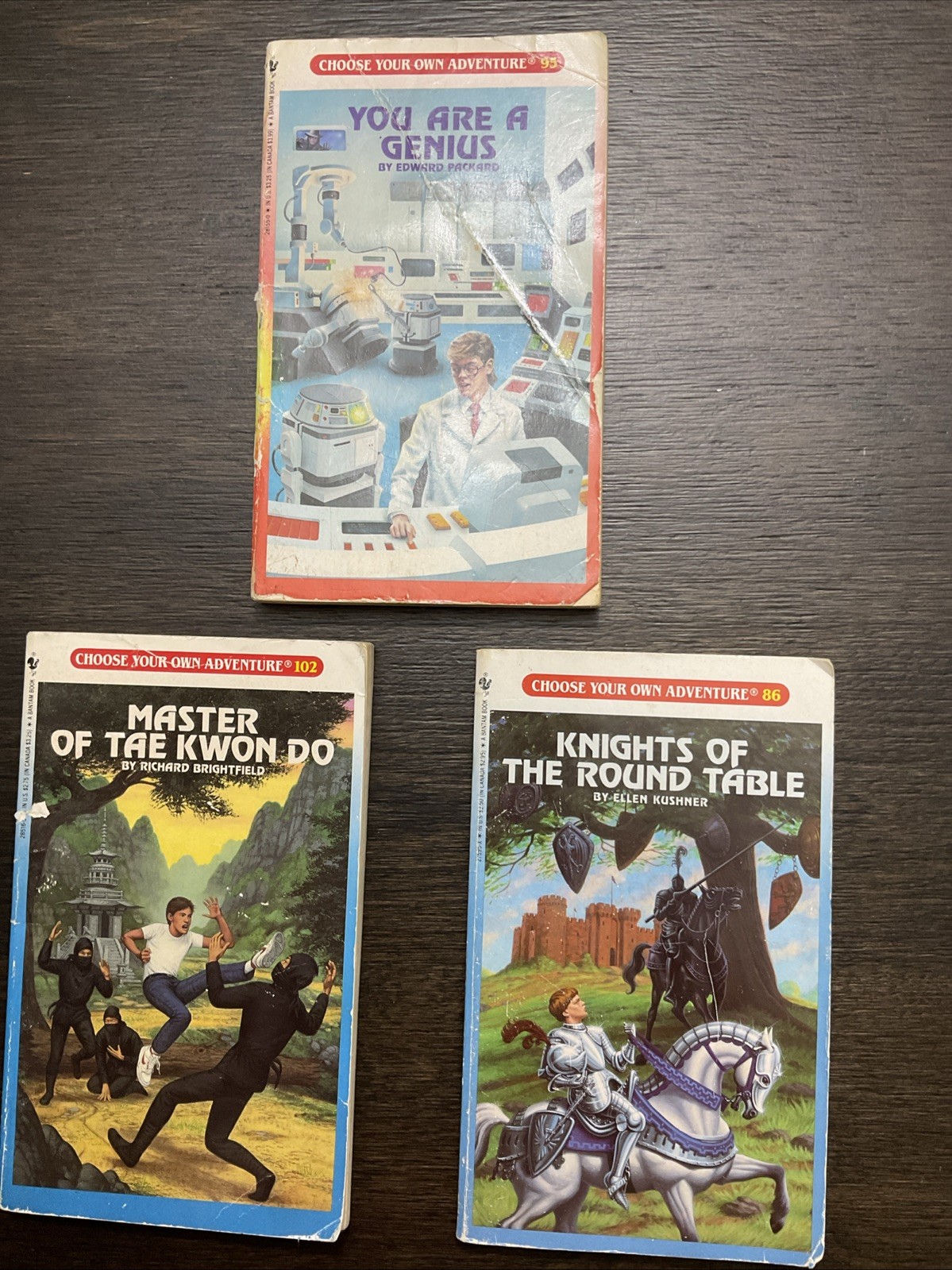 Vintage Choose Your Own Adventure Books Lot of 3 Bantam Books (cover book Damage