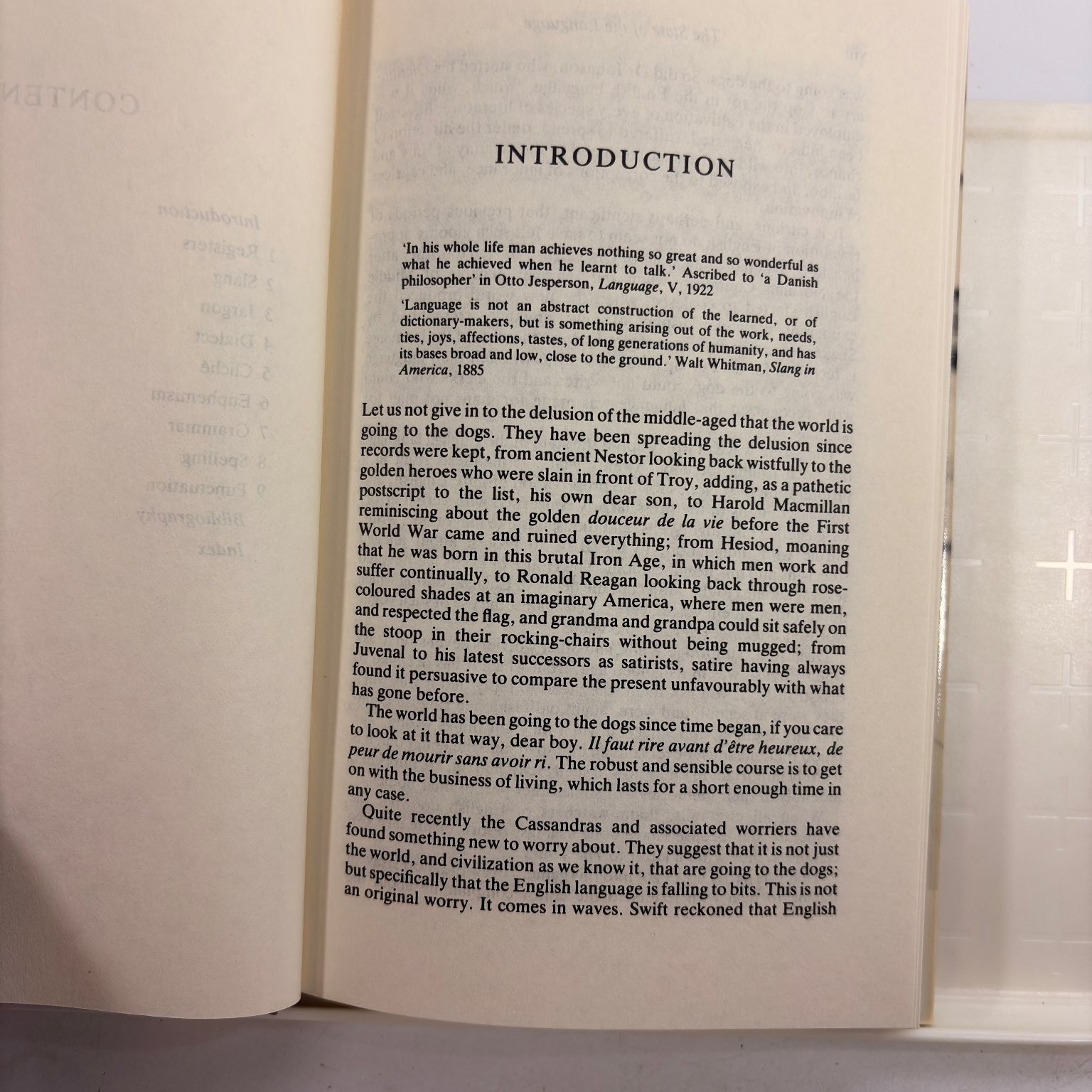The State of the Language Philip Howard 1985 Hardcover HCDJ Oxford Press