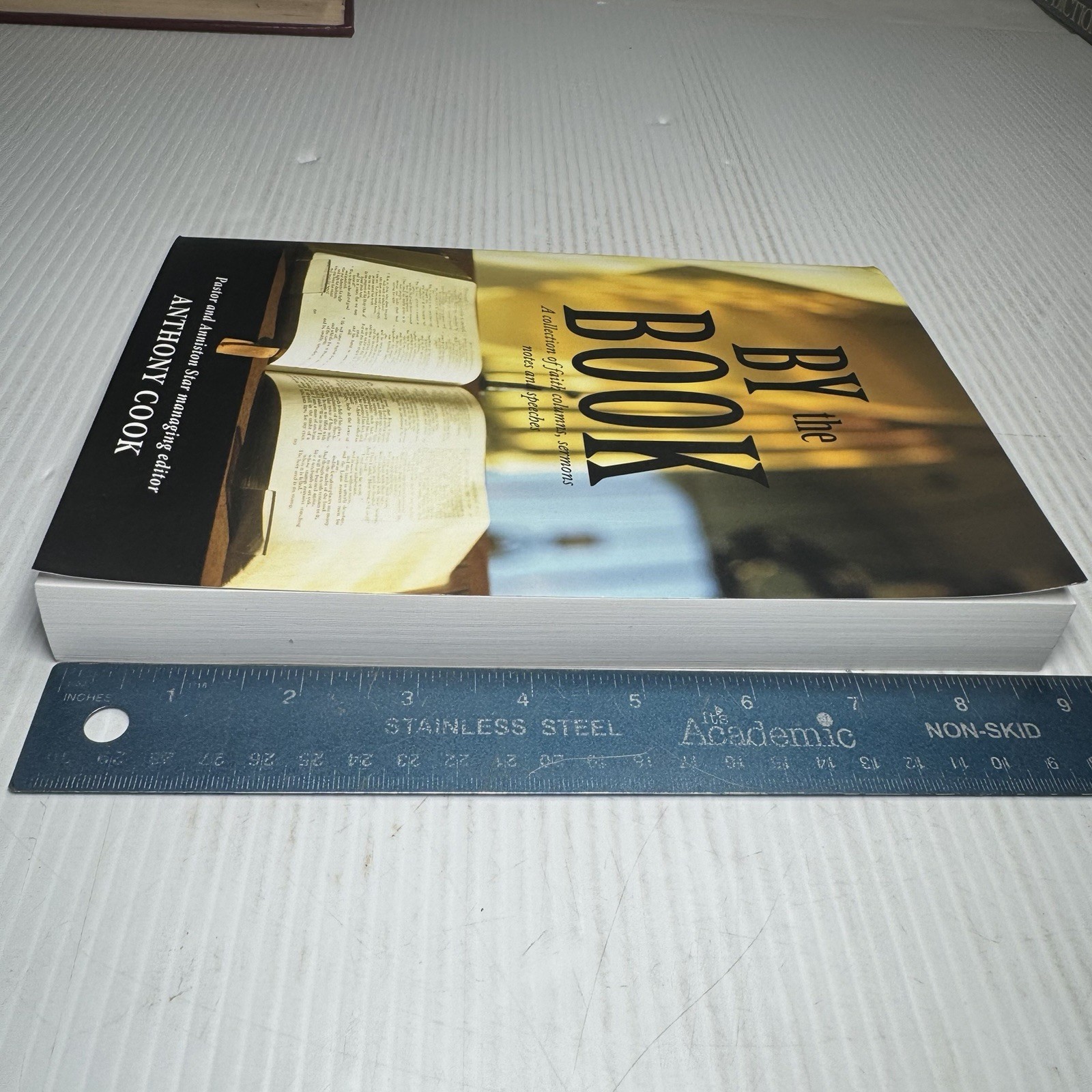 By The Book By Anthony Cook