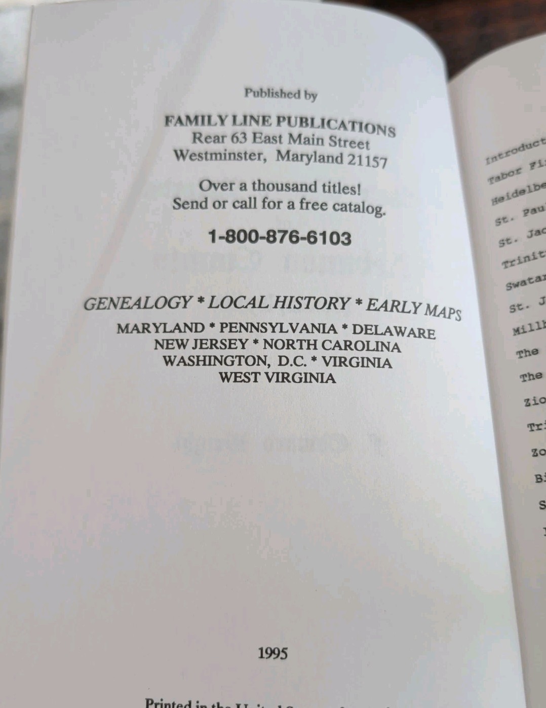 Early Church Records Of Lebanon County PA F. Edward Wright Paperback