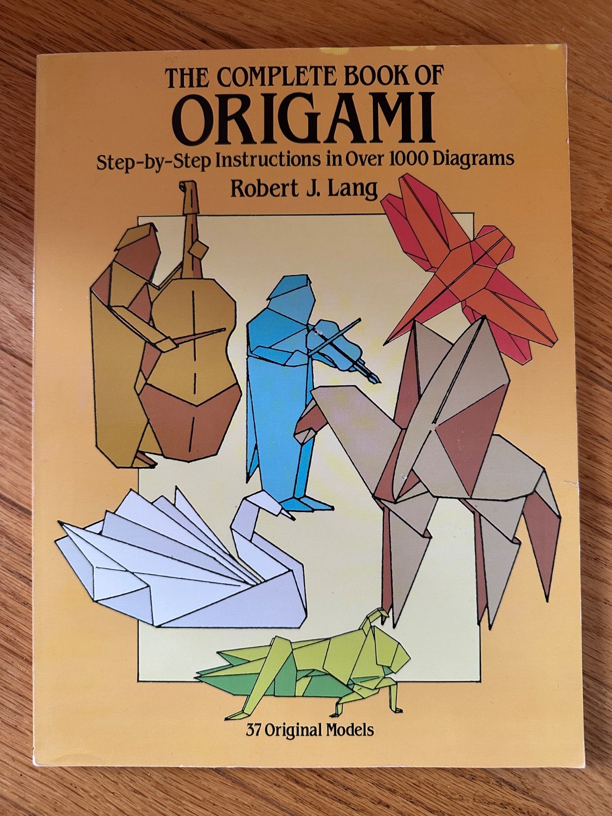 Vintage 1988 paperback, 154 pages, The Complete Book of ORIGAMI, 1000+ diagrams