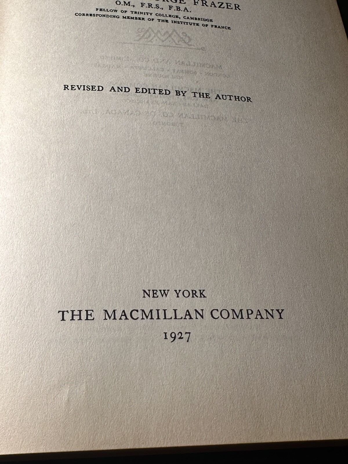 Man, God And Immortality: Thoughts On Human Progress. Macmillan Company (1927).