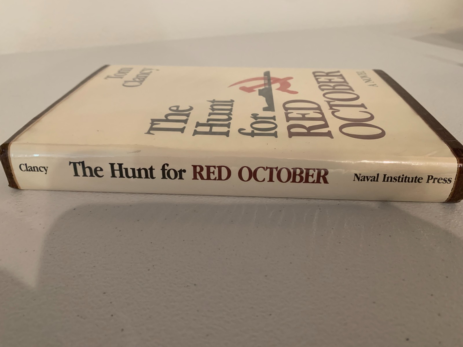 The Hunt for Red October – T Clancy Signed – HC/DJ – 1984 Naval Institute Press