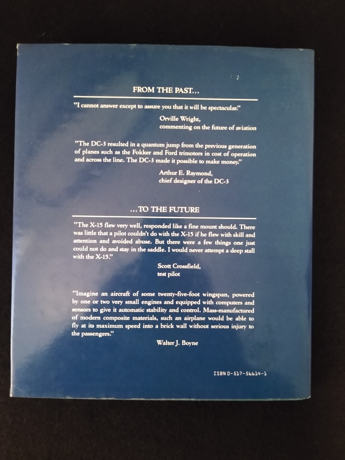 “The Smithsonian Book of Flight” by Walter J. Boyne First Edition, 1987