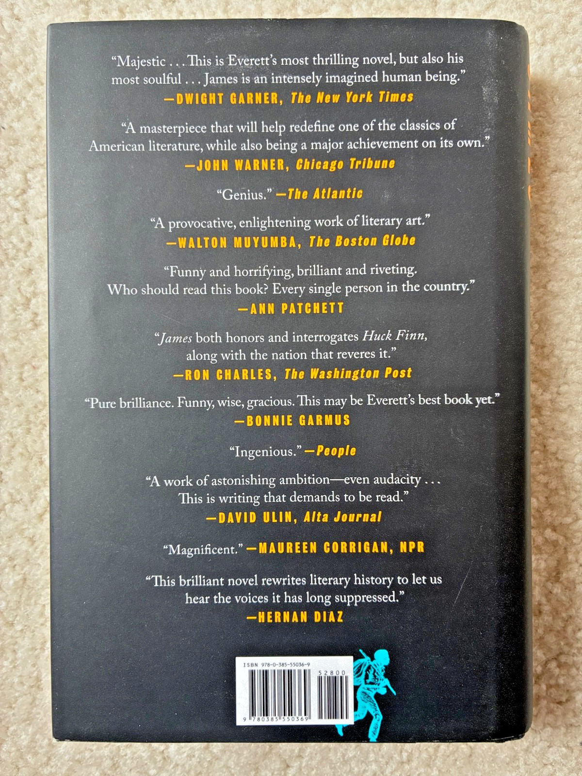 James by Percival Everett Hardcover with Dust Jacket 2024 National Book Award