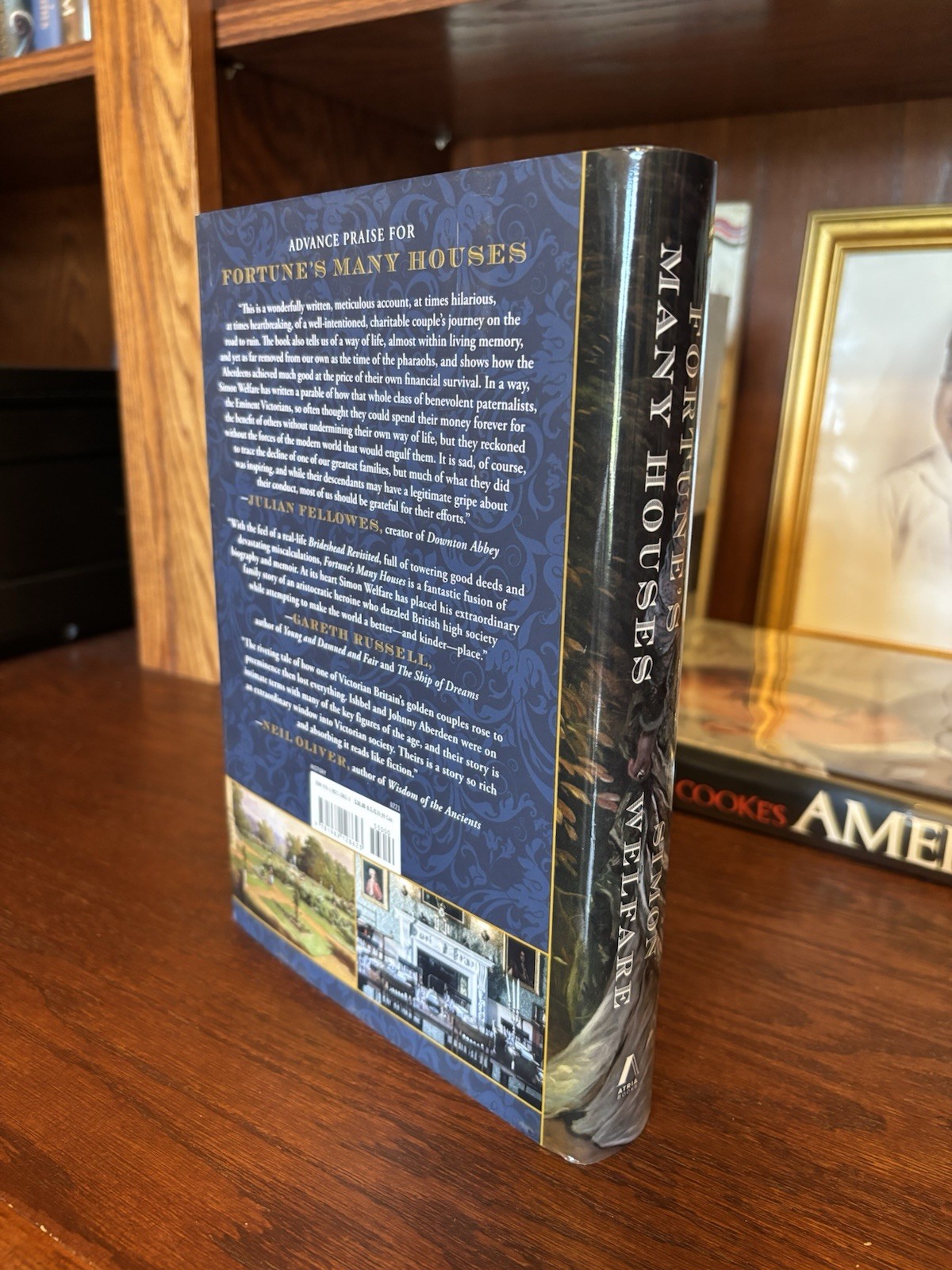 Fortune’s Many Houses. Simon Welfare. 1st HC Ptg. Atria 2021. Fine Unread