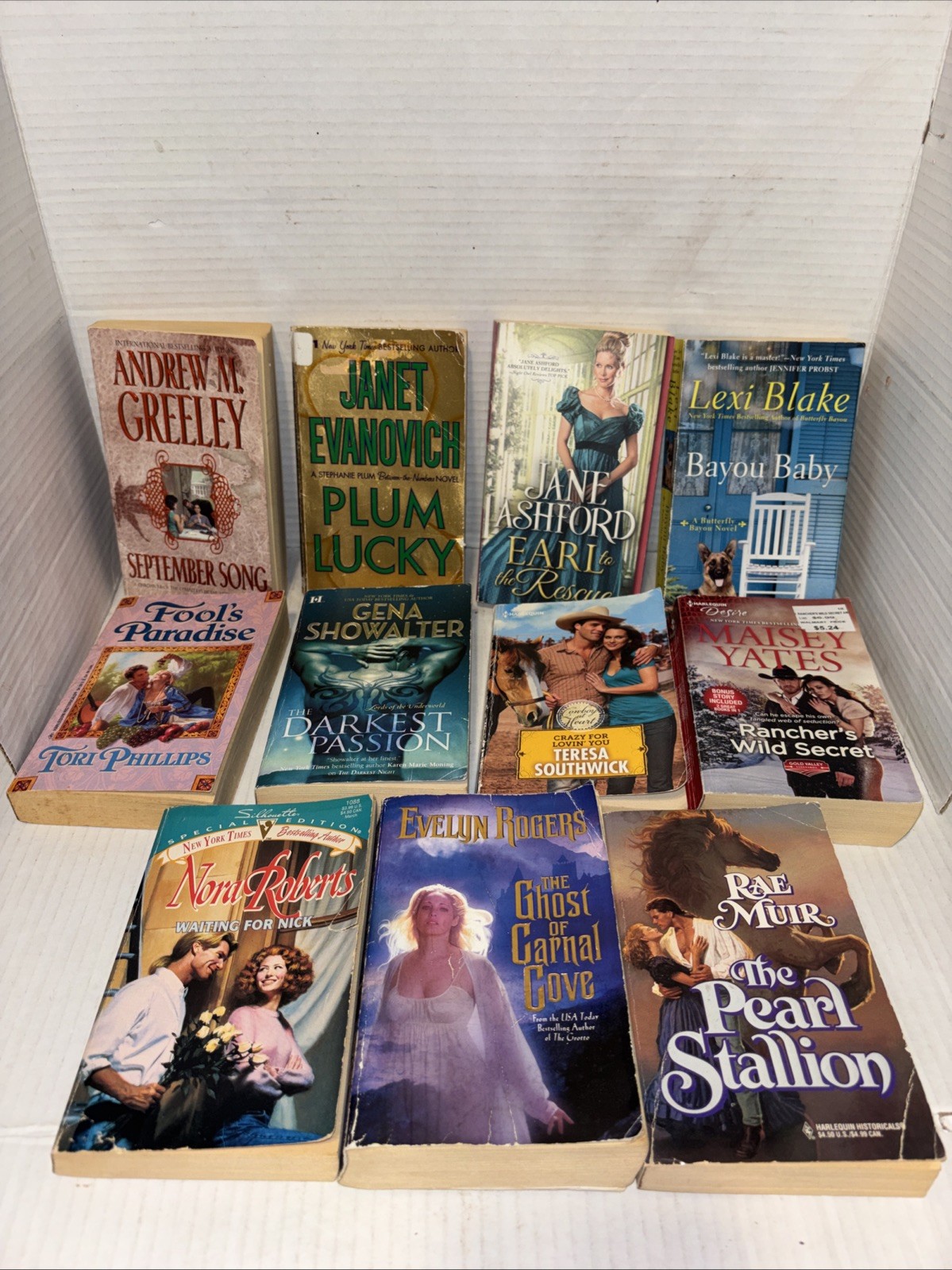 Vintage Romance Novels Lot Of 11 1980’s 1990’s 2000’s Paperback Books Lot Sultry