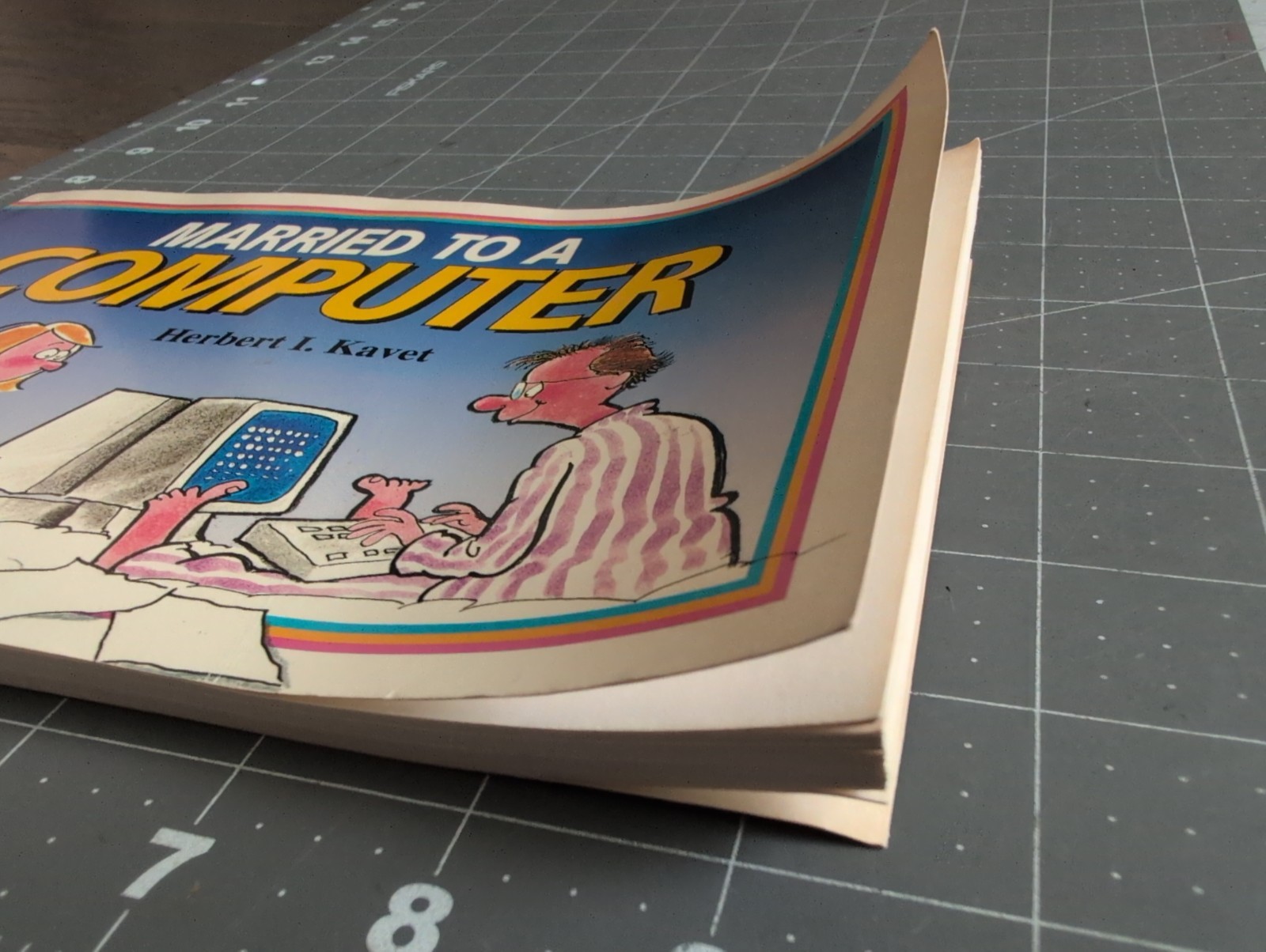 1993 (1st Printing) MARRIED TO A COMPUTER Herbert Kavet vintage *as-is #COMPUTER