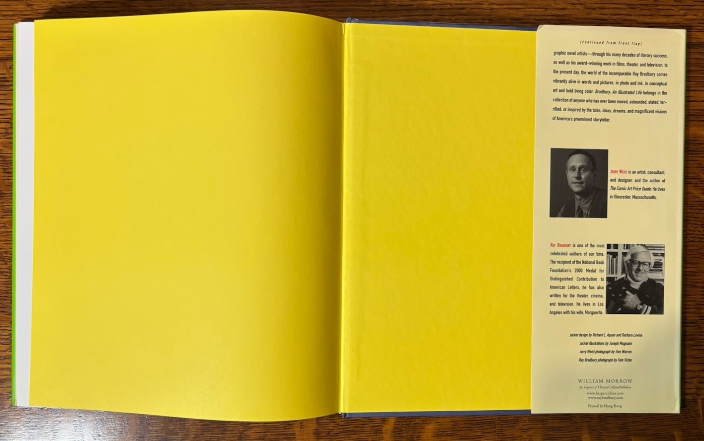Signed Ray Bradbury An Illustrated Life First Edition HC DJ Jerry Weist 2002